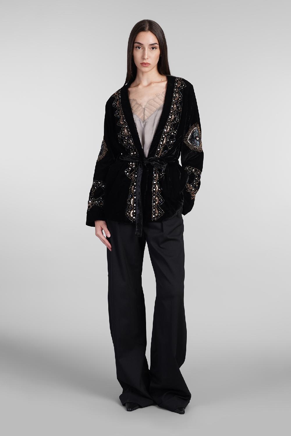Deliberti Antik Batik Giacca casual illuminati in nylon nero cod. 406694 - Deliberti The Luxury Shopping Negozi Online
