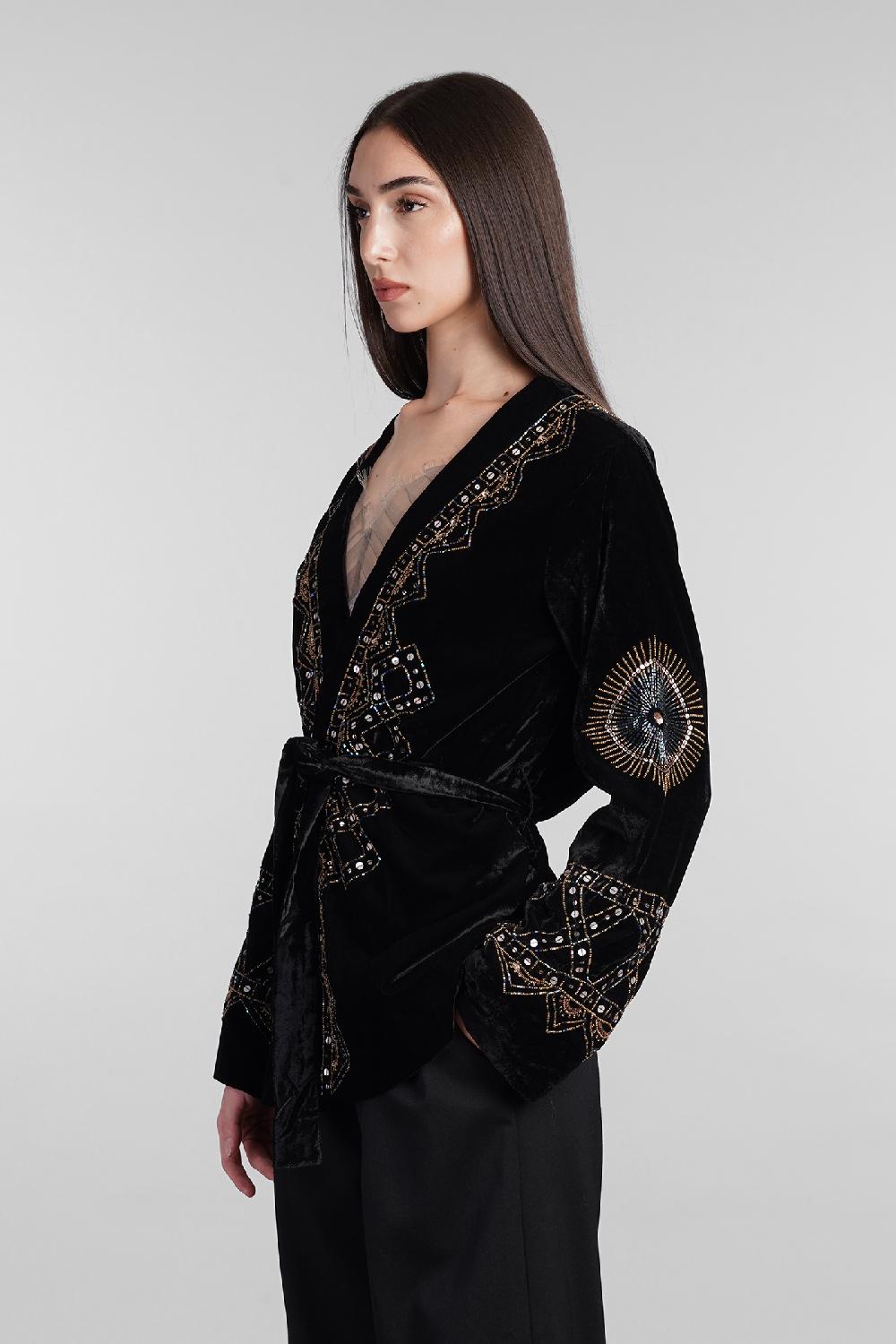Deliberti Antik Batik Giacca casual illuminati in nylon nero cod. 406694 - Deliberti The Luxury Shopping Negozi Online