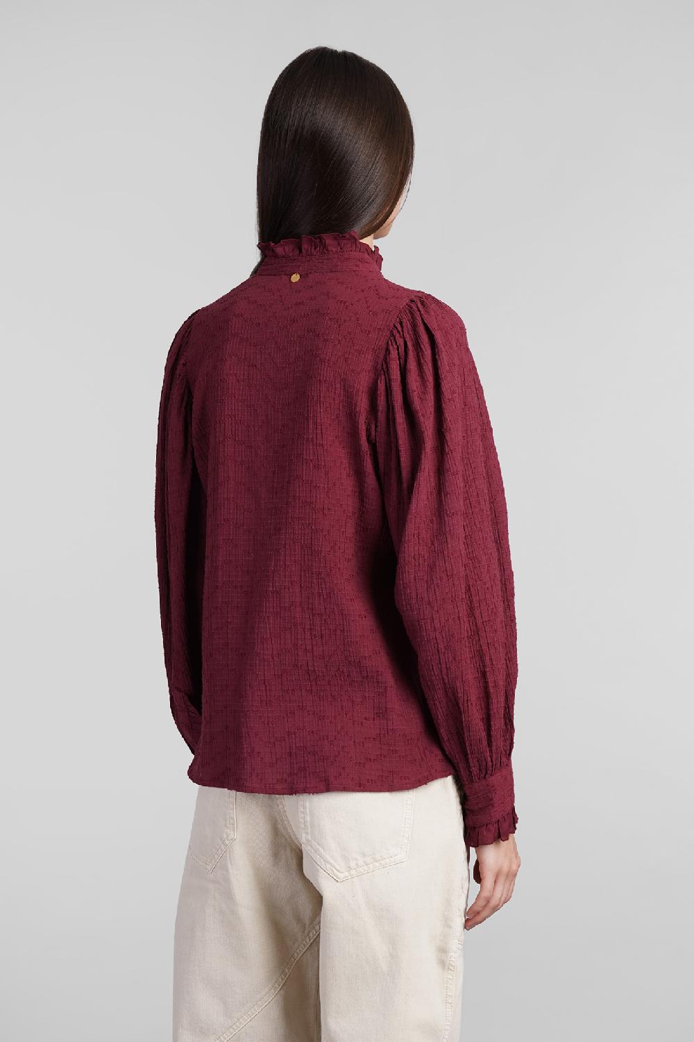 Deliberti Antik Batik Camicia yvette in cotone bordeaux cod. 406698 - Deliberti The Luxury Shopping Shopping Online