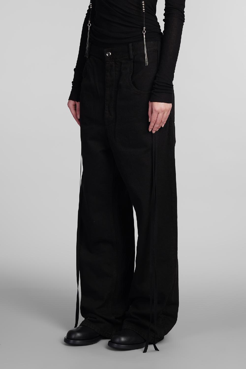 Deliberti Ann Demeulemeester Jeans polly in cotone nero cod. 406851 - Deliberti The Luxury Shopping Sottocosto