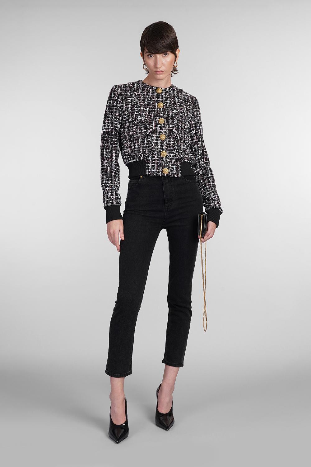 Deliberti Balmain Jeans in cotone nero cod. 403036 - Deliberti The Luxury Shopping Spedizione gratuita