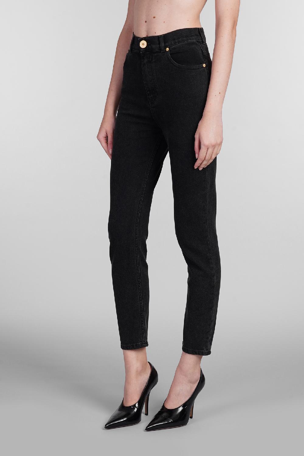 Deliberti Balmain Jeans in cotone nero cod. 403036 - Deliberti The Luxury Shopping Spedizione gratuita