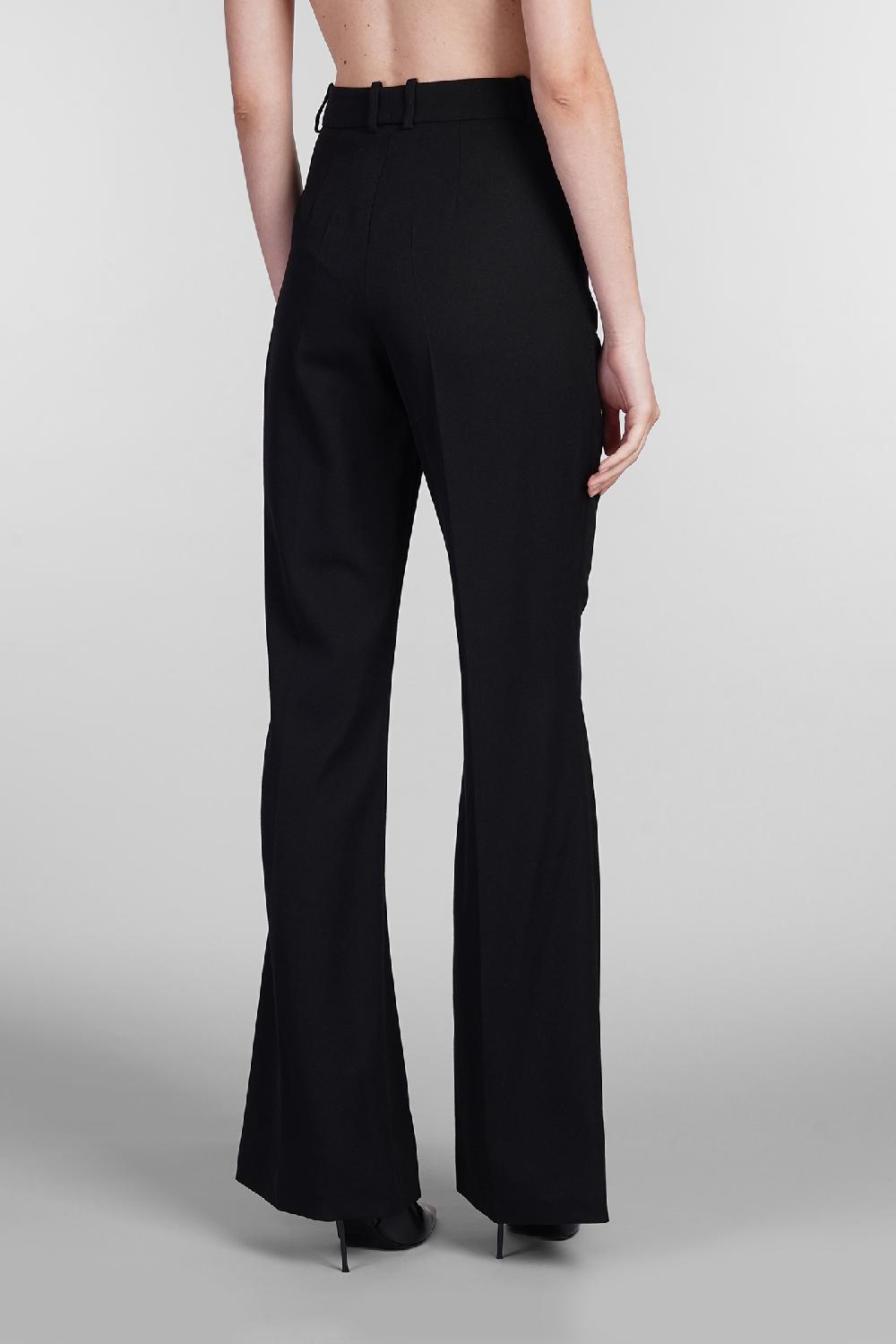 Deliberti Balmain Pantalone in lana nera cod. 403037 - Deliberti The Luxury Shopping Sconto di tempo limitato