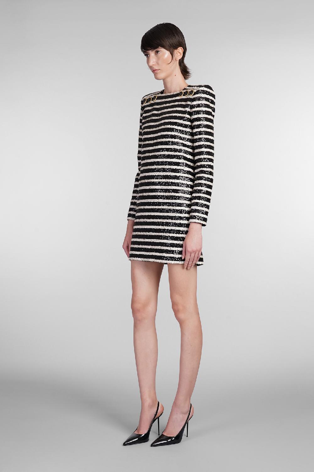 Deliberti Balmain Abito in poliestere nero cod. 403040 - Deliberti The Luxury Shopping Offerta speciale
