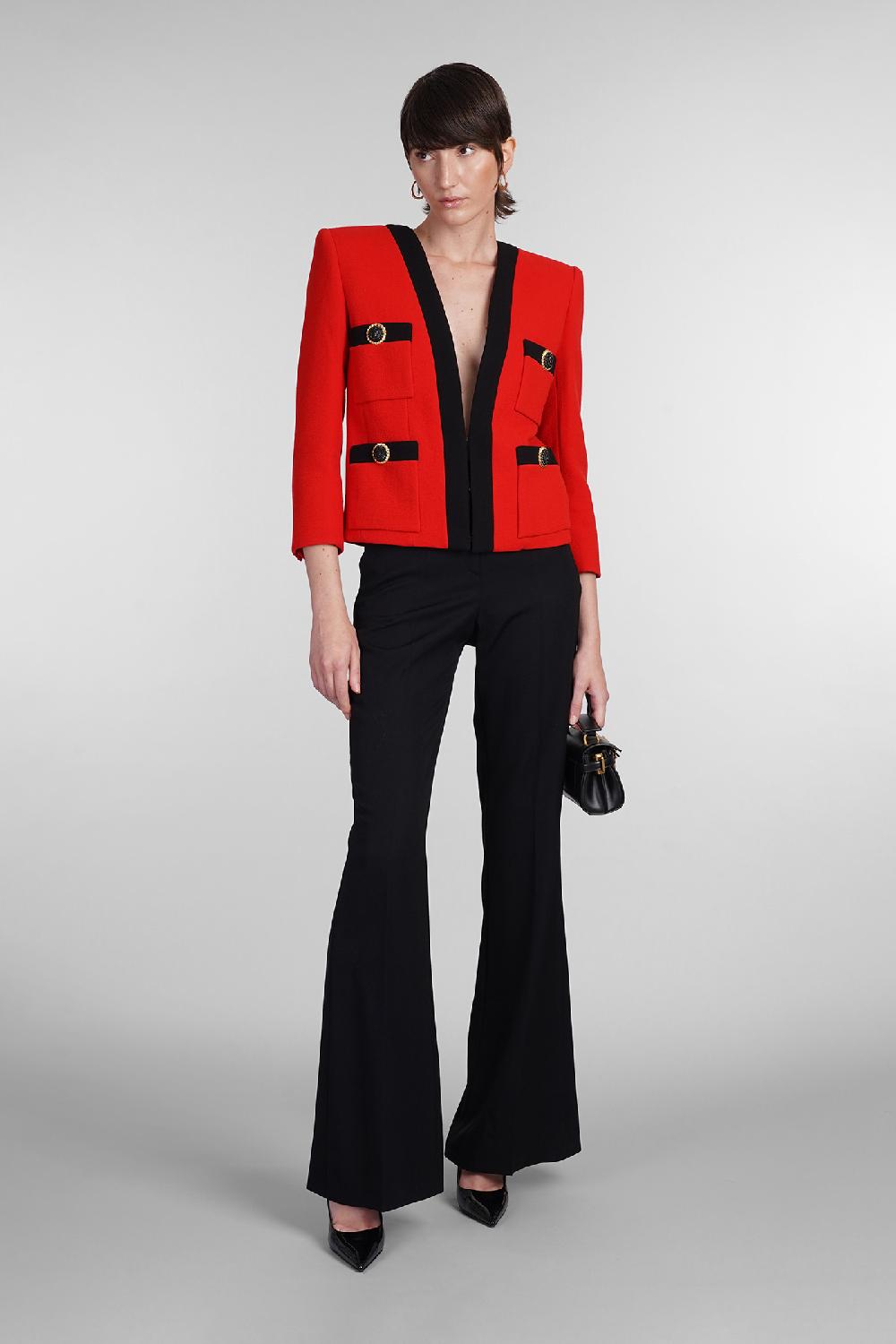 Deliberti Balmain Blazer in lana rossa cod. 403044 - Deliberti The Luxury Shopping Fornitura limitata