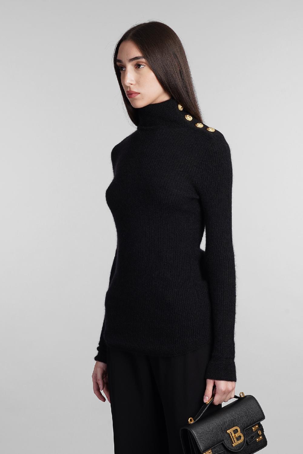 Deliberti Balmain Maglia in mohair nero cod. 406832 - Deliberti The Luxury Shopping Vendite stagionali