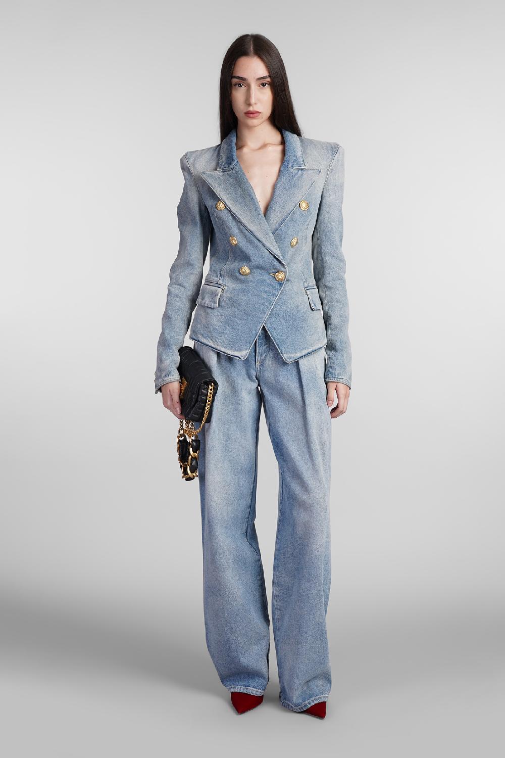 Deliberti Balmain Jeans in cotone blu cod. 406834 - Deliberti The Luxury Shopping Cyber Monday