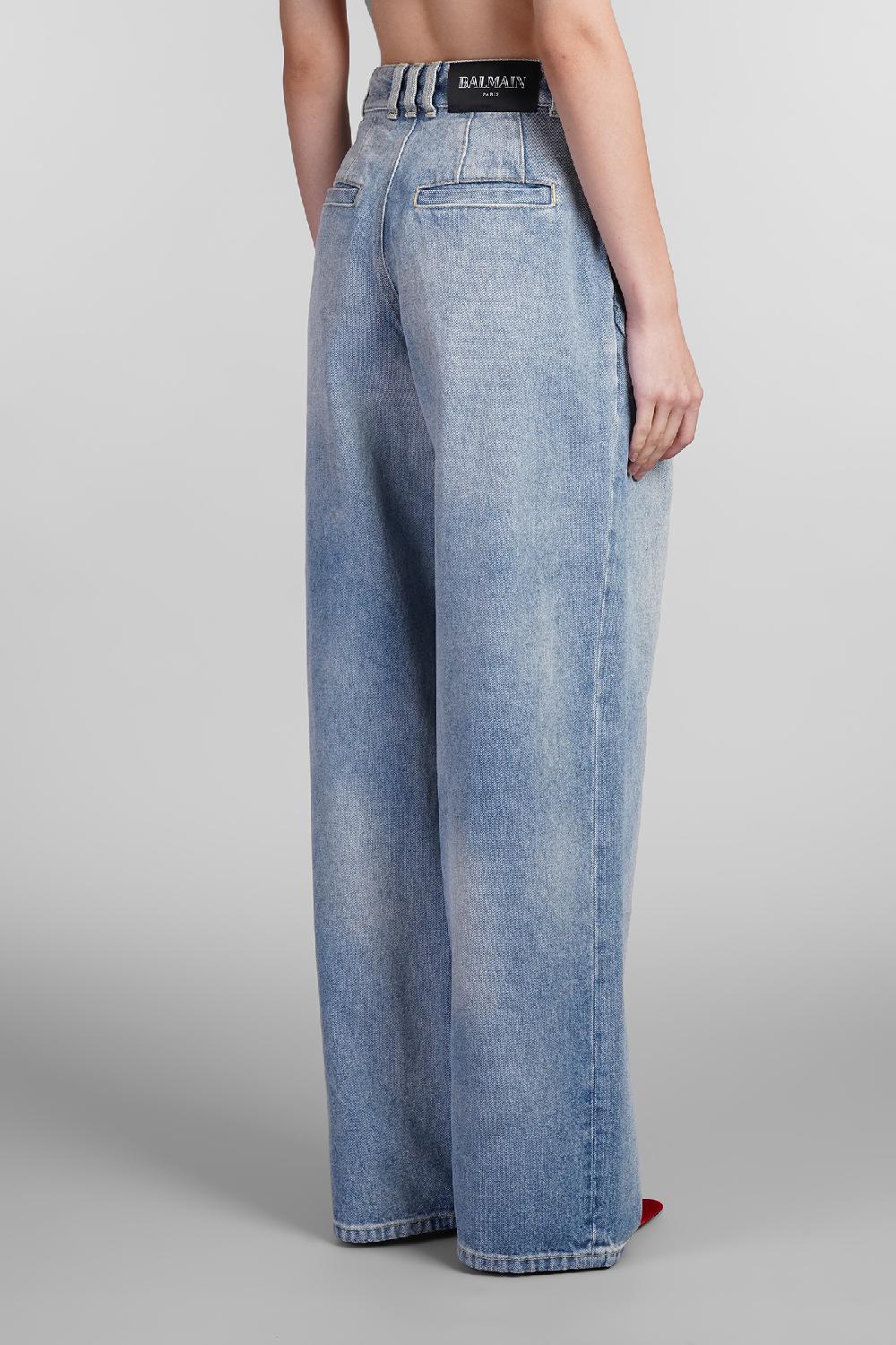 Deliberti Balmain Jeans in cotone blu cod. 406834 - Deliberti The Luxury Shopping Cyber Monday