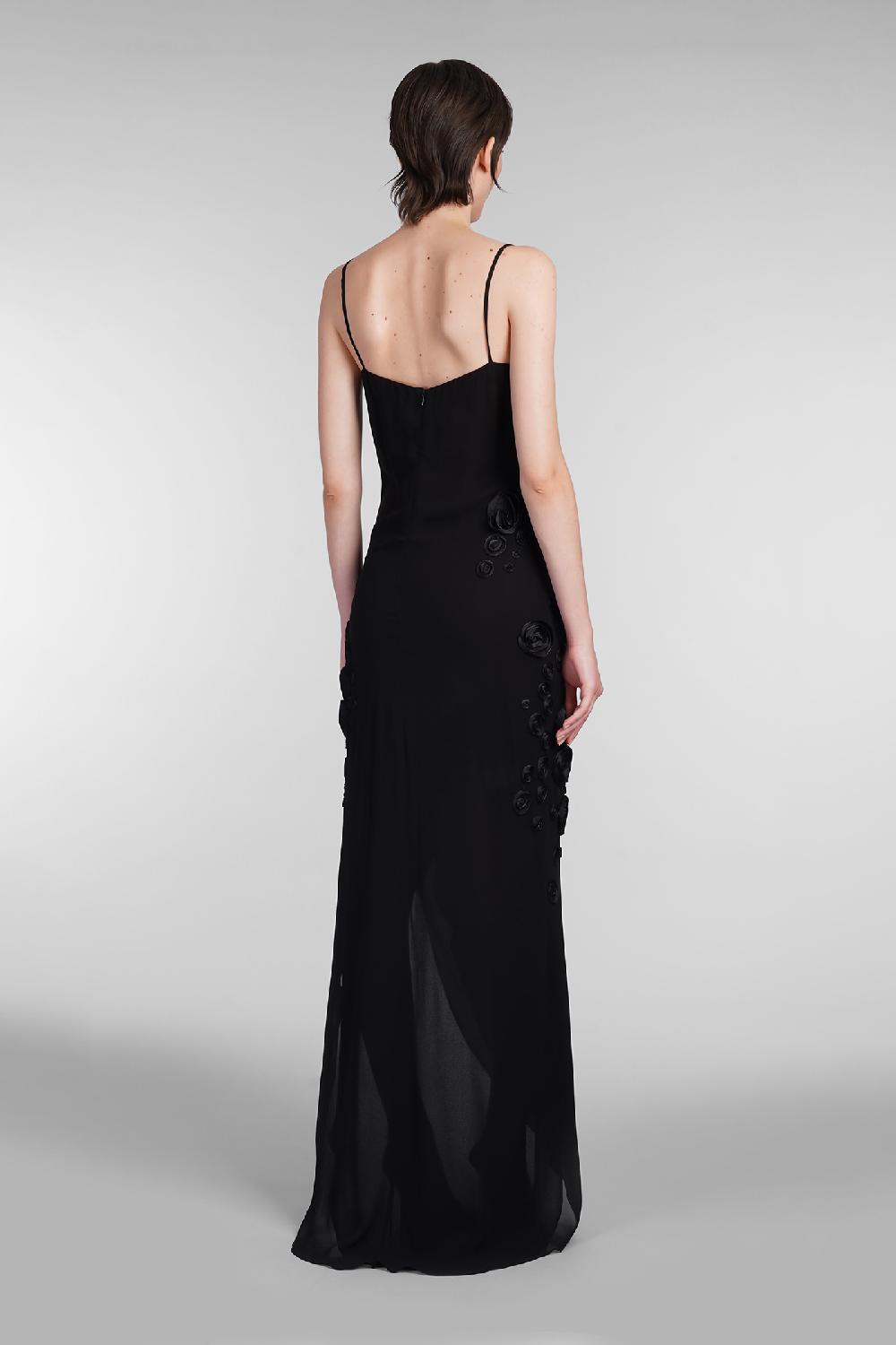Deliberti Blumarine Abito in viscosa nera cod. 403536 - Deliberti The Luxury Shopping Vendita calda