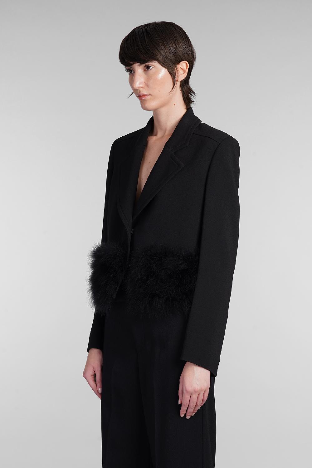 Deliberti Blumarine Blazer in viscosa nera cod. 403538 - Deliberti The Luxury Shopping Grandi sconti