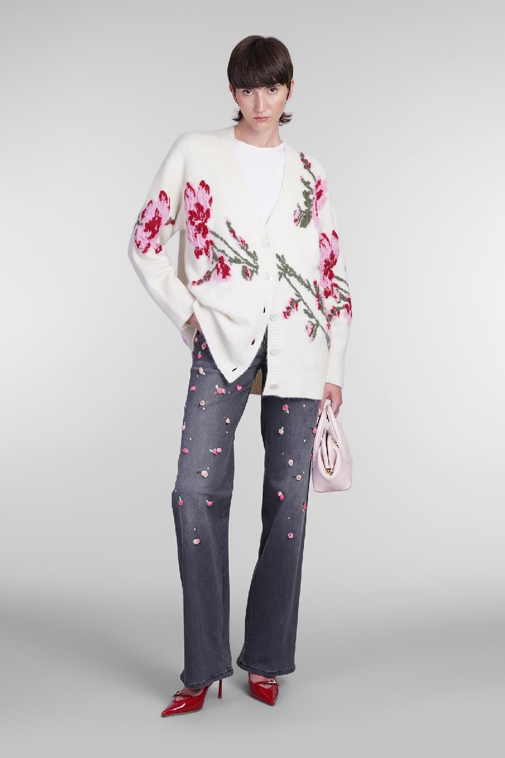 Deliberti Blumarine Cardigan in lana beige cod. 405281 - Deliberti The Luxury Shopping Bestseller