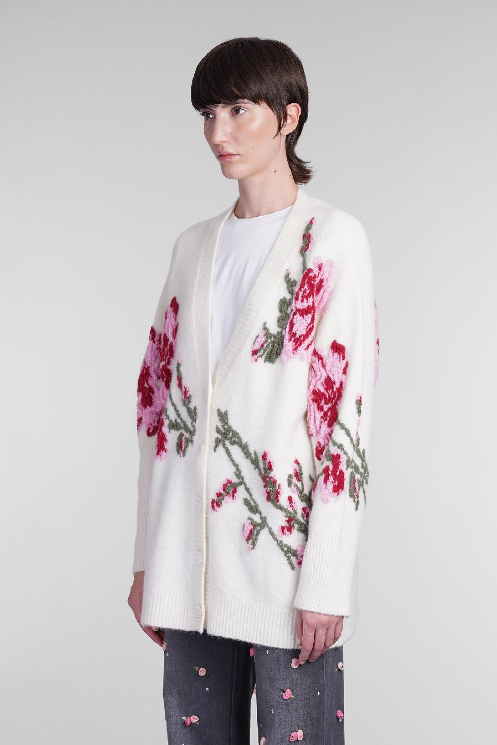 Deliberti Blumarine Cardigan in lana beige cod. 405281 - Deliberti The Luxury Shopping Bestseller