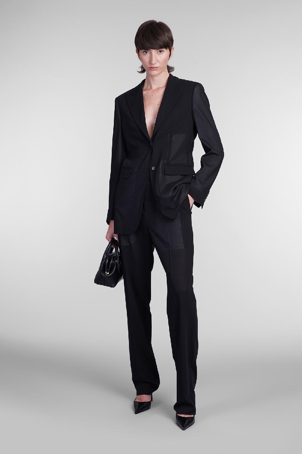 Deliberti Blumarine Blazer in lana nera cod. 405283 - Deliberti The Luxury Shopping Liquidazione