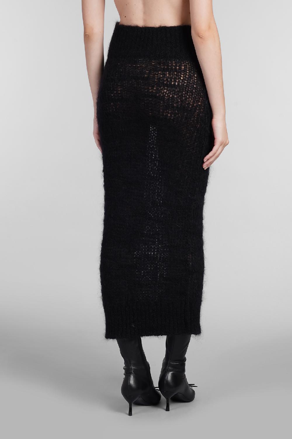 Deliberti Blumarine Gonna in lana nera cod. 403550 - Deliberti The Luxury Shopping Offerte giornaliere