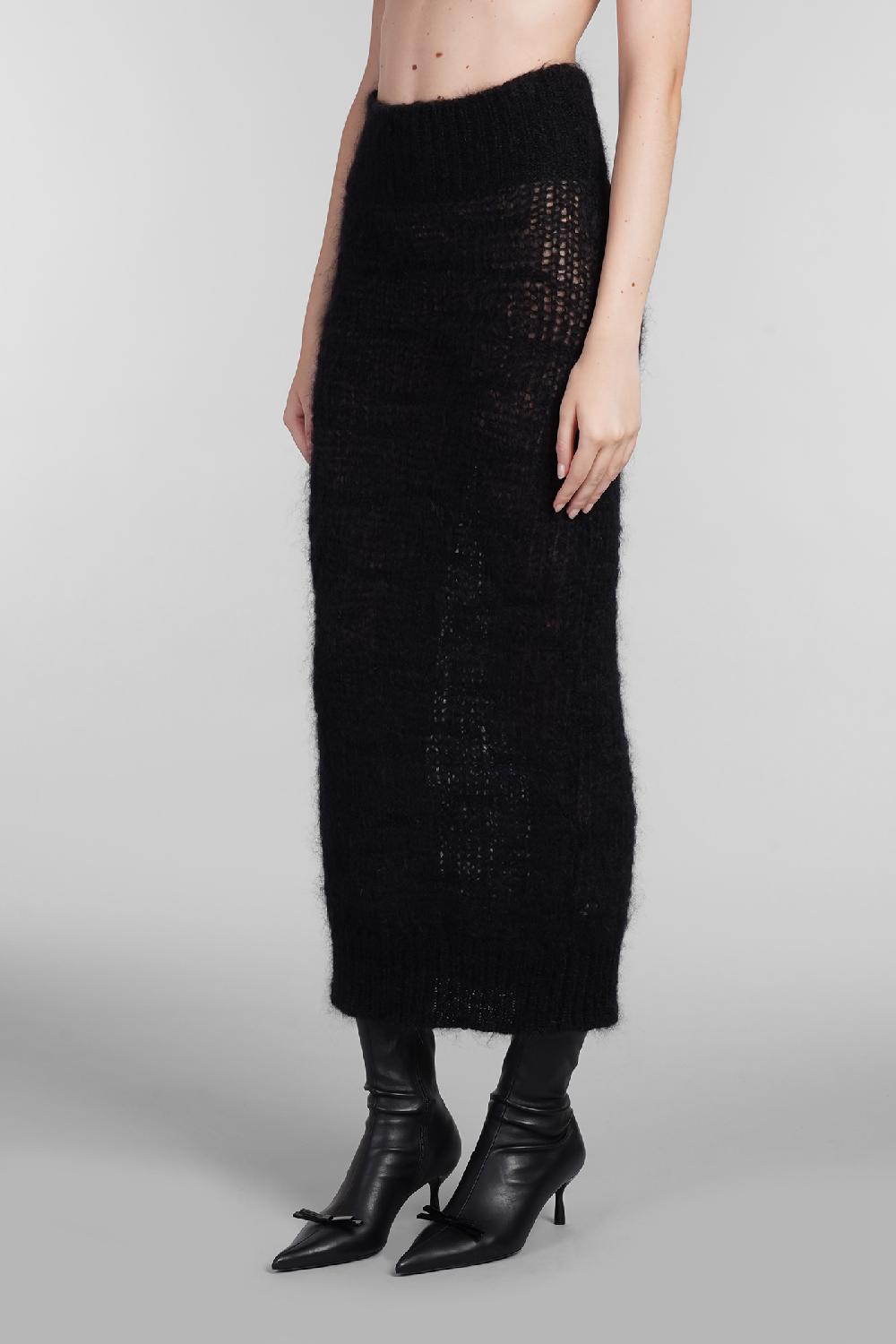 Deliberti Blumarine Gonna in lana nera cod. 403550 - Deliberti The Luxury Shopping Offerte giornaliere