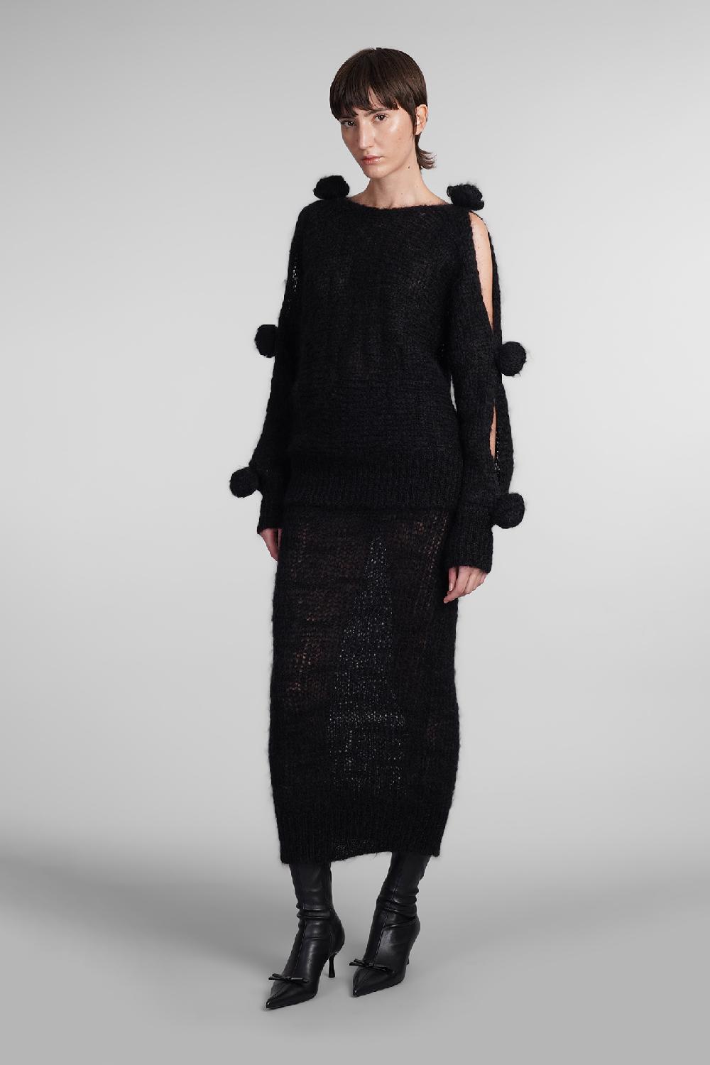 Deliberti Blumarine Maglia in lana nera cod. 406614 - Deliberti The Luxury Shopping Offerte speciali