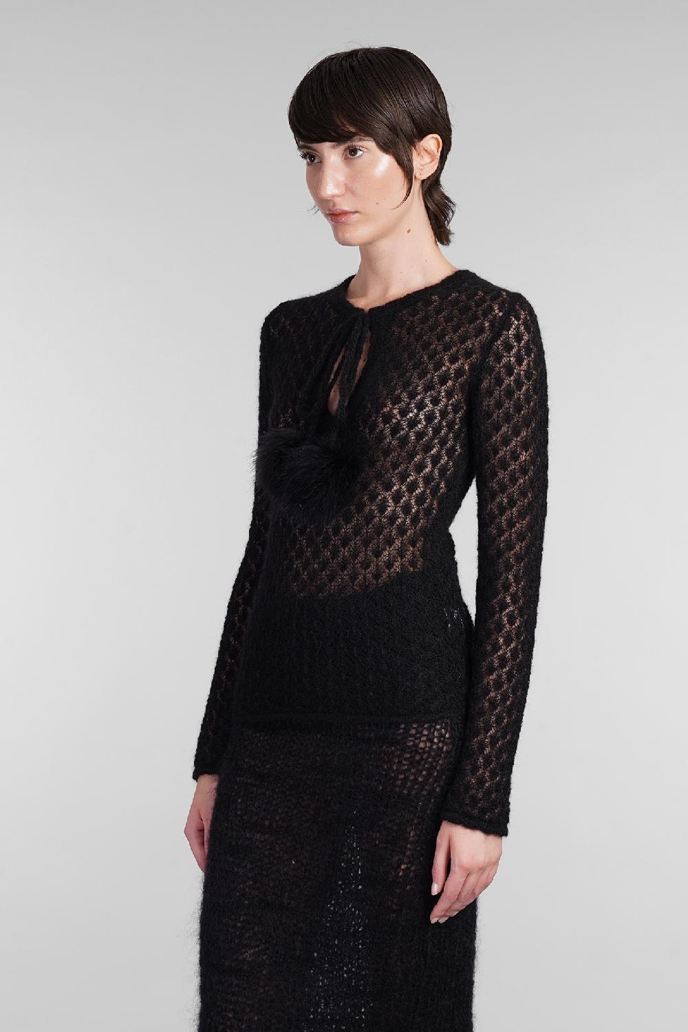 Deliberti Blumarine Maglia in poliammide nera cod. 403557 - Deliberti The Luxury Shopping Super Saving Price