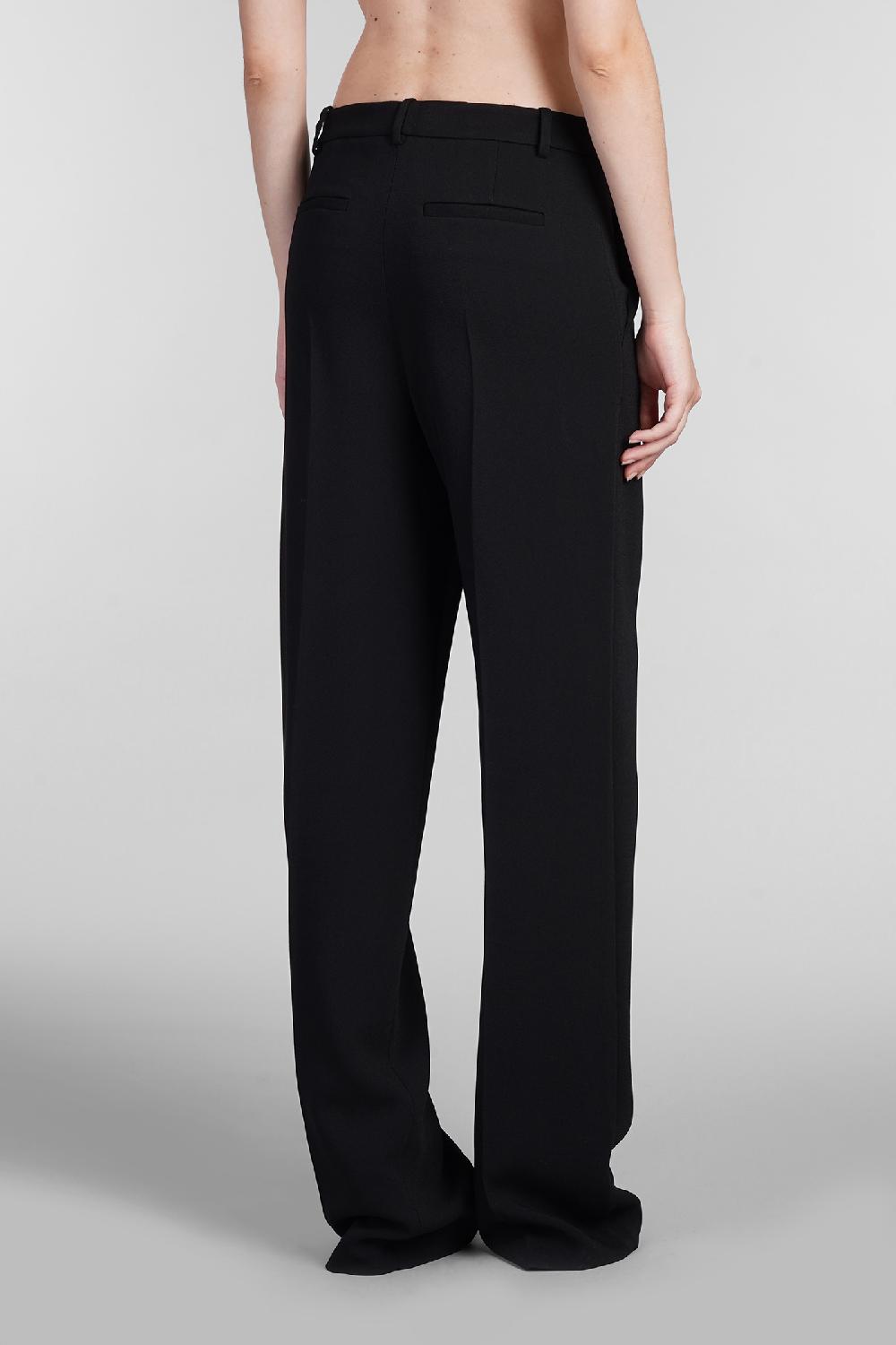 Deliberti Blumarine Pantalone in viscosa nera cod. 403545 - Deliberti The Luxury Shopping Ritorno libero