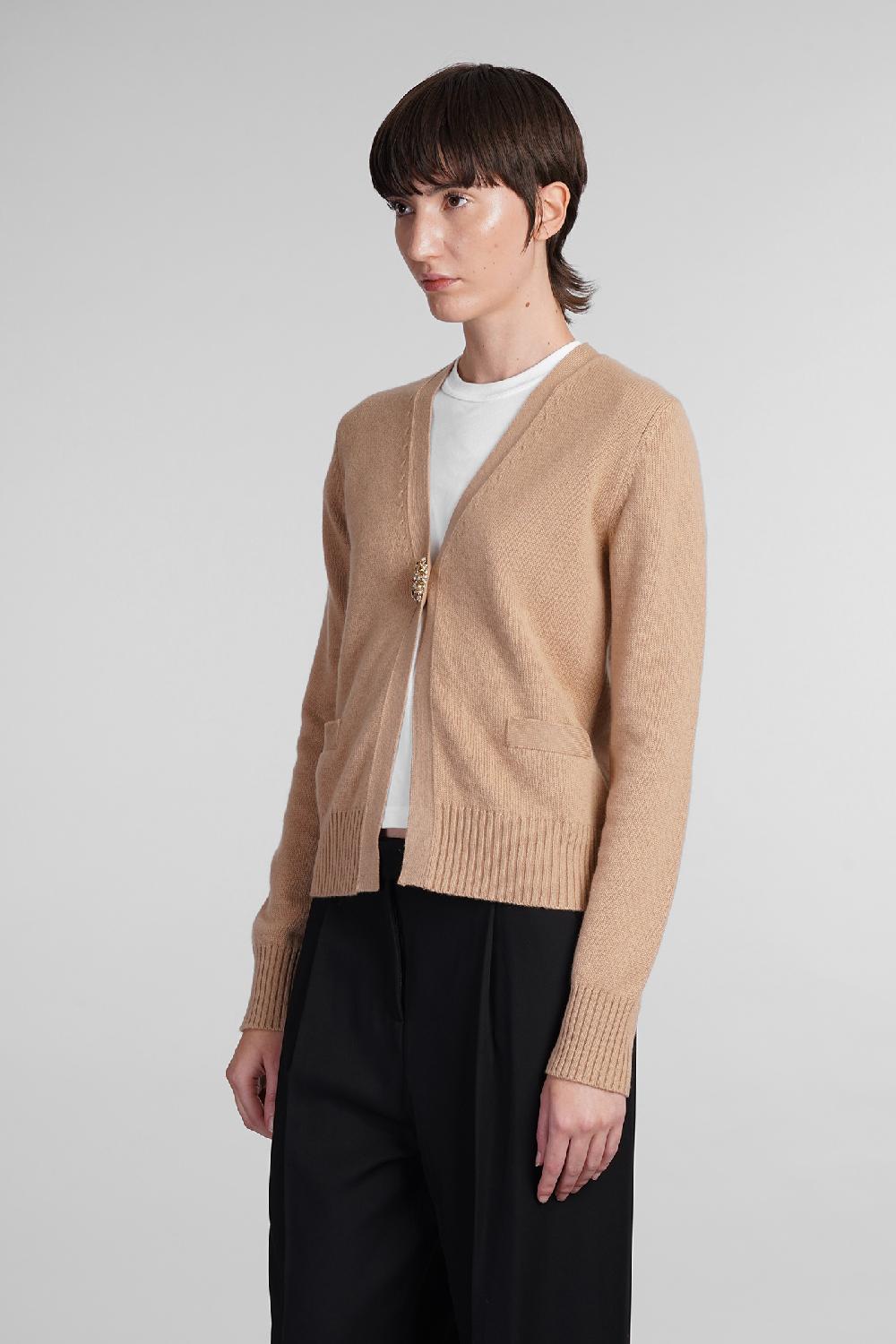Deliberti Blumarine Cardigan in lana beige cod. 406615 - Deliberti The Luxury Shopping Rilascio limitato