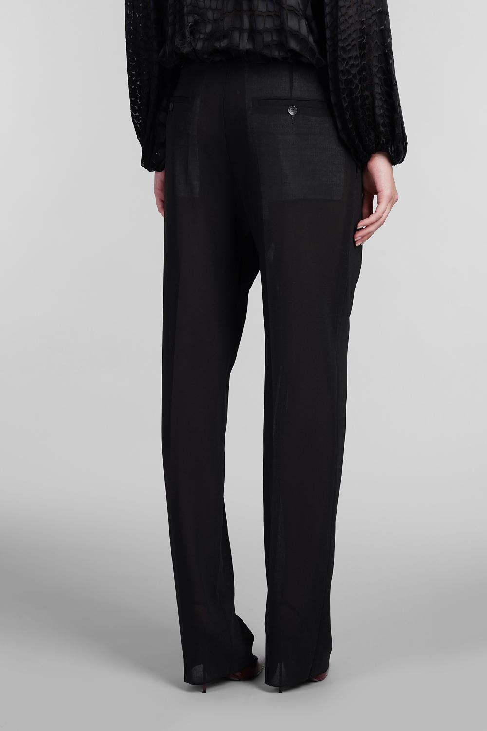 Deliberti Blumarine Pantalone in lana nera cod. 403558 - Deliberti The Luxury Shopping Ultimi tre giorni