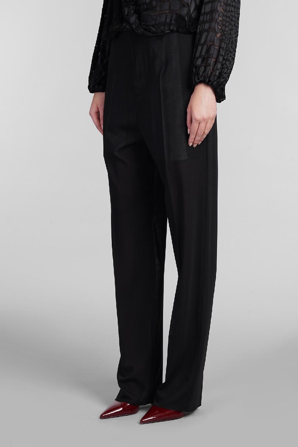 Deliberti Blumarine Pantalone in lana nera cod. 403558 - Deliberti The Luxury Shopping Ultimi tre giorni