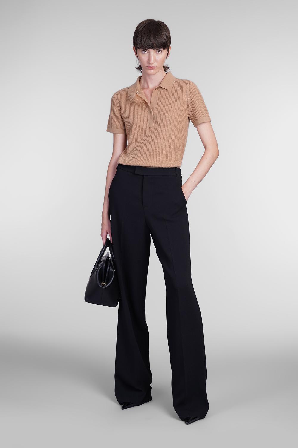 Deliberti Blumarine Polo in lana marrone cod. 403553 - Deliberti The Luxury Shopping Latest stili