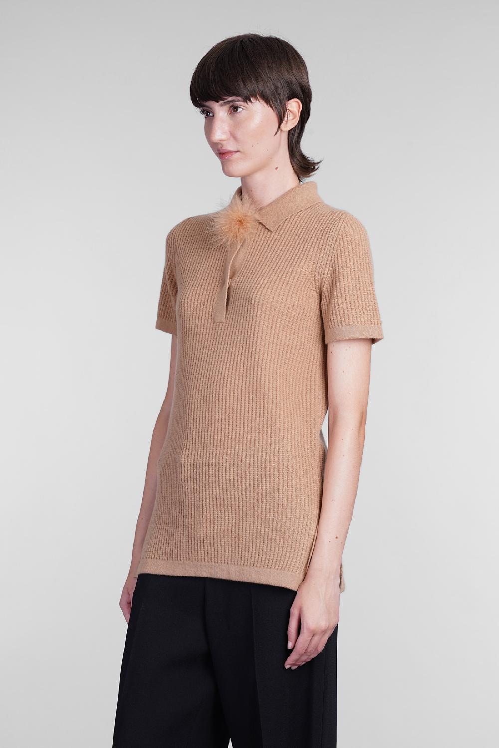 Deliberti Blumarine Polo in lana marrone cod. 403553 - Deliberti The Luxury Shopping Latest stili