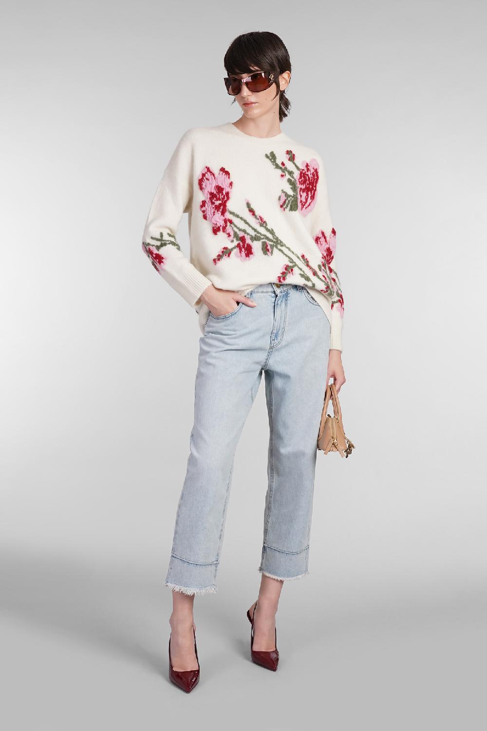Deliberti Blumarine Jeans in cotone celeste cod. 403551 - Deliberti The Luxury Shopping Ultimo giorno