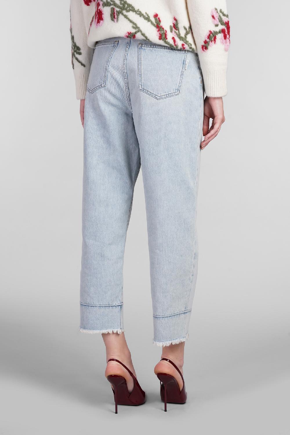 Deliberti Blumarine Jeans in cotone celeste cod. 403551 - Deliberti The Luxury Shopping Ultimo giorno