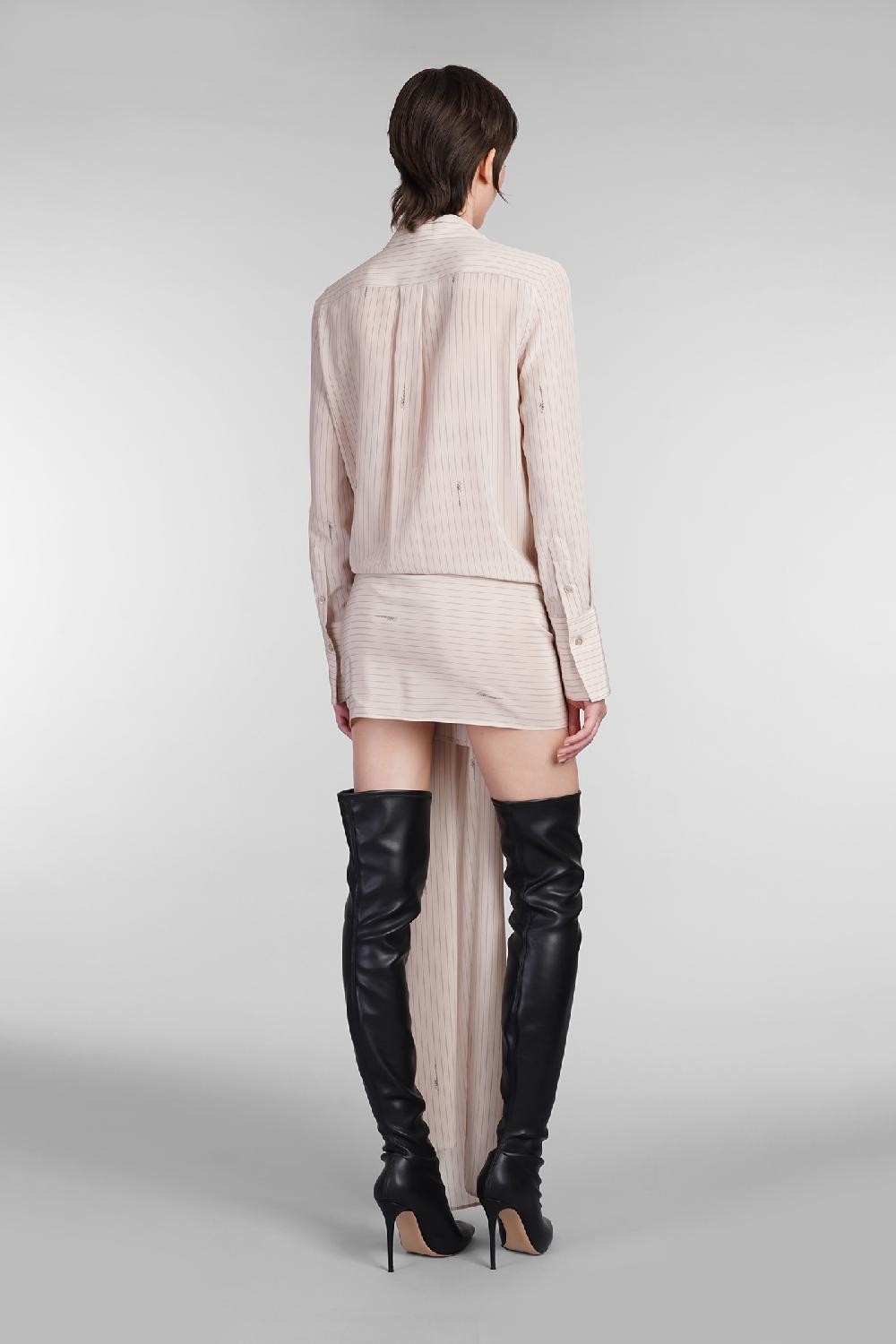 Deliberti Blumarine Abito in seta beige cod. 403547 - Deliberti The Luxury Shopping Fino al 60% di sconto
