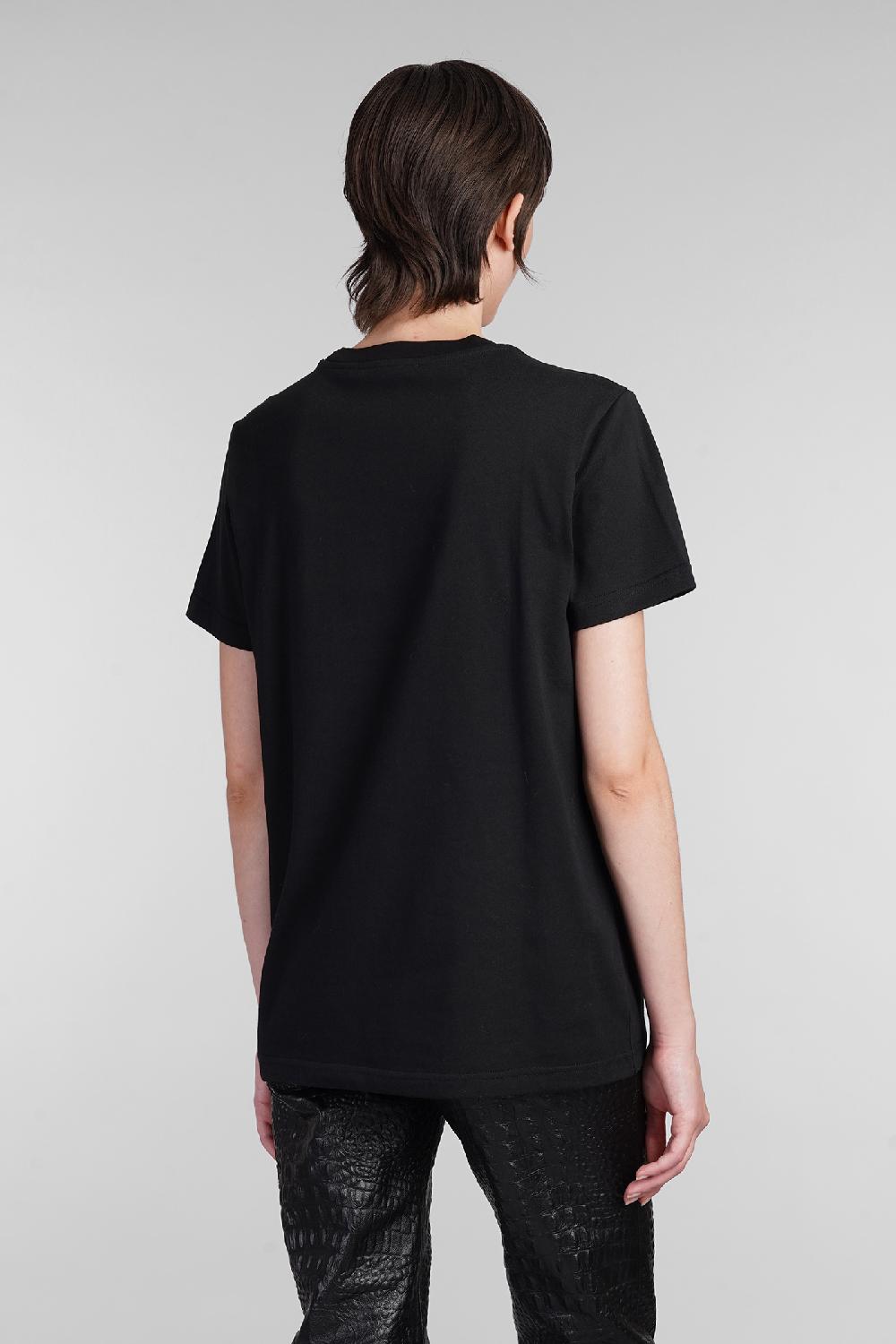 Deliberti Blumarine T-shirt in cotone nero cod. 403560 - Deliberti The Luxury Shopping Sostegno trimestrale