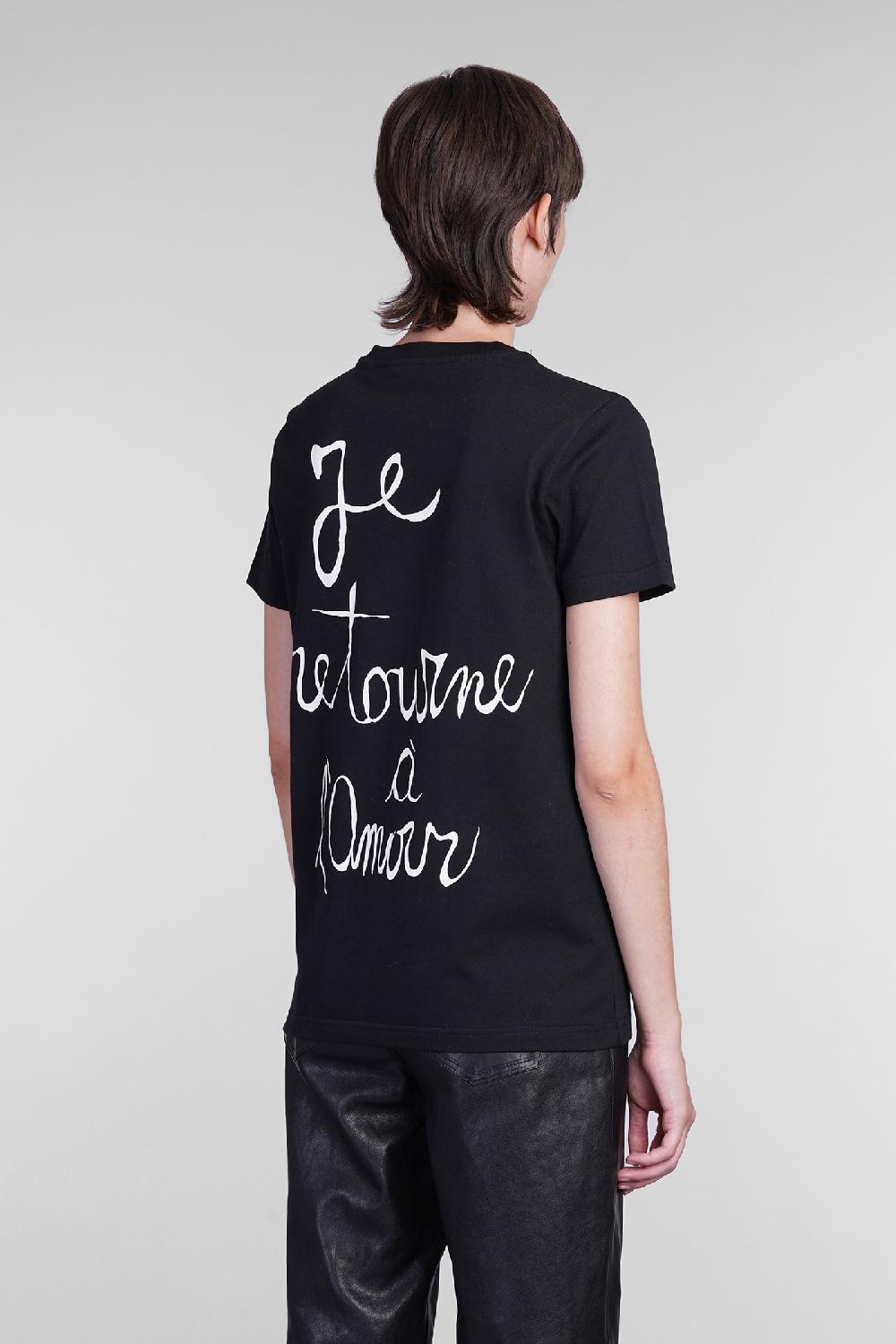 Deliberti Blumarine T-shirt in cotone nero cod. 403562 - Deliberti The Luxury Shopping Discount Store per i nuovi prodotti