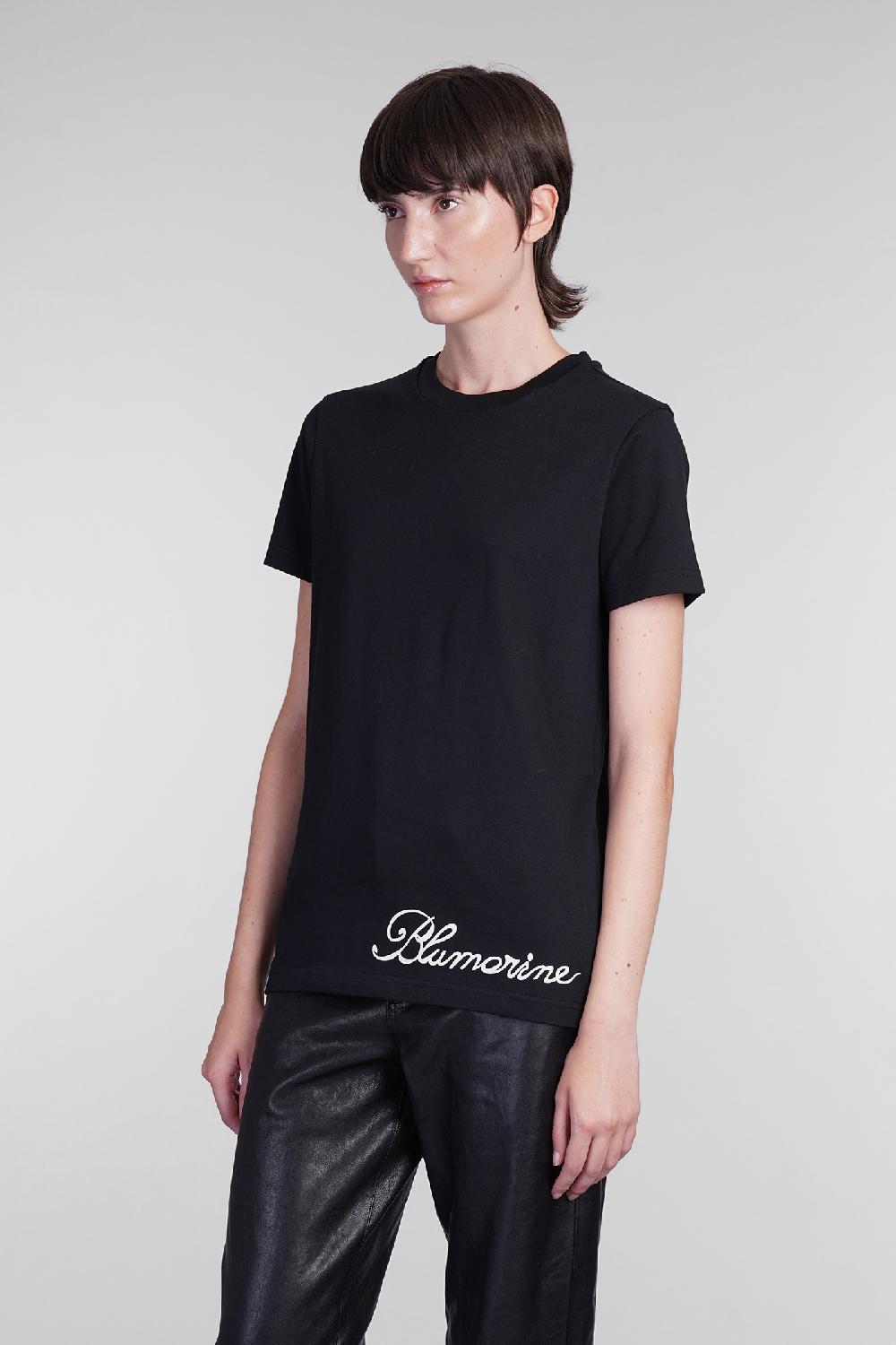 Deliberti Blumarine T-shirt in cotone nero cod. 403562 - Deliberti The Luxury Shopping Discount Store per i nuovi prodotti