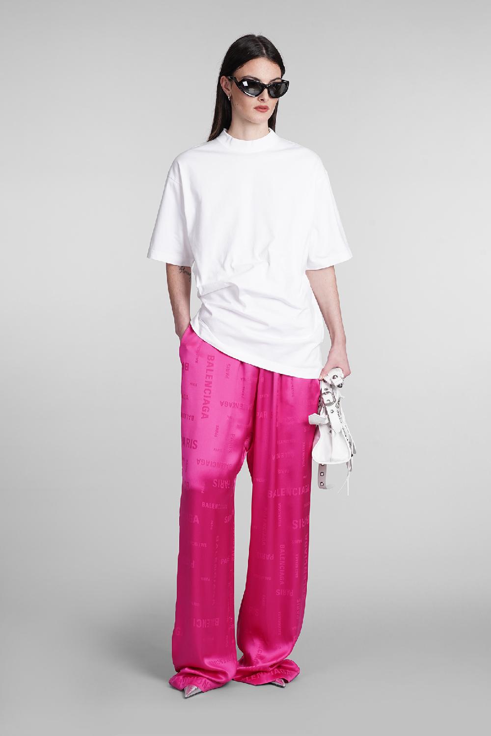 Deliberti Balenciaga T-shirt in cotone bianco cod. 394992 - Deliberti The Luxury Shopping Trasporto libero internazionale