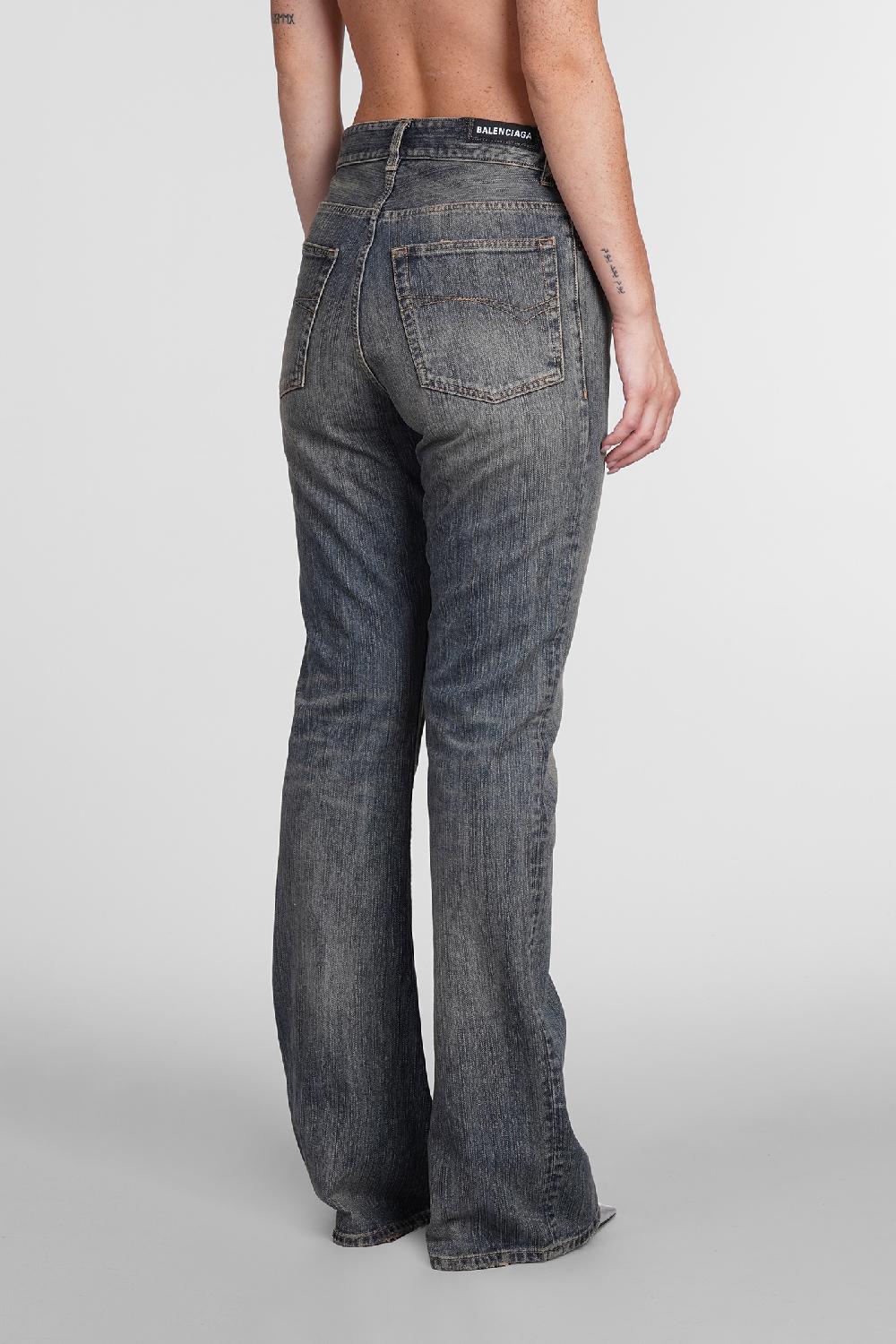 Deliberti Balenciaga Jeans in cotone blu cod. 386192 - Deliberti The Luxury Shopping Duty-free