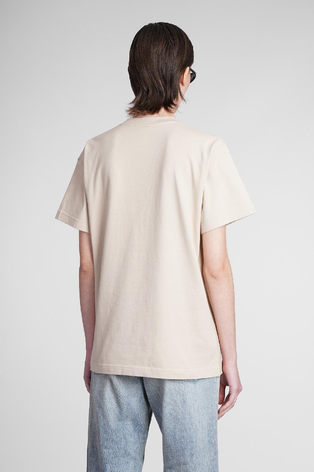 Deliberti Balenciaga T-shirt in cotone beige cod. 371692 - Deliberti The Luxury Shopping 50% di sconto per tempo limitato
