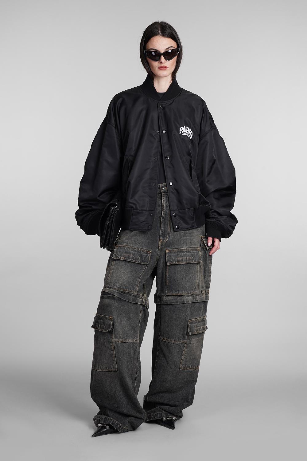 Deliberti Balenciaga Bomber in poliammide nera cod. 394986 - Deliberti The Luxury Shopping Sconti questo mese