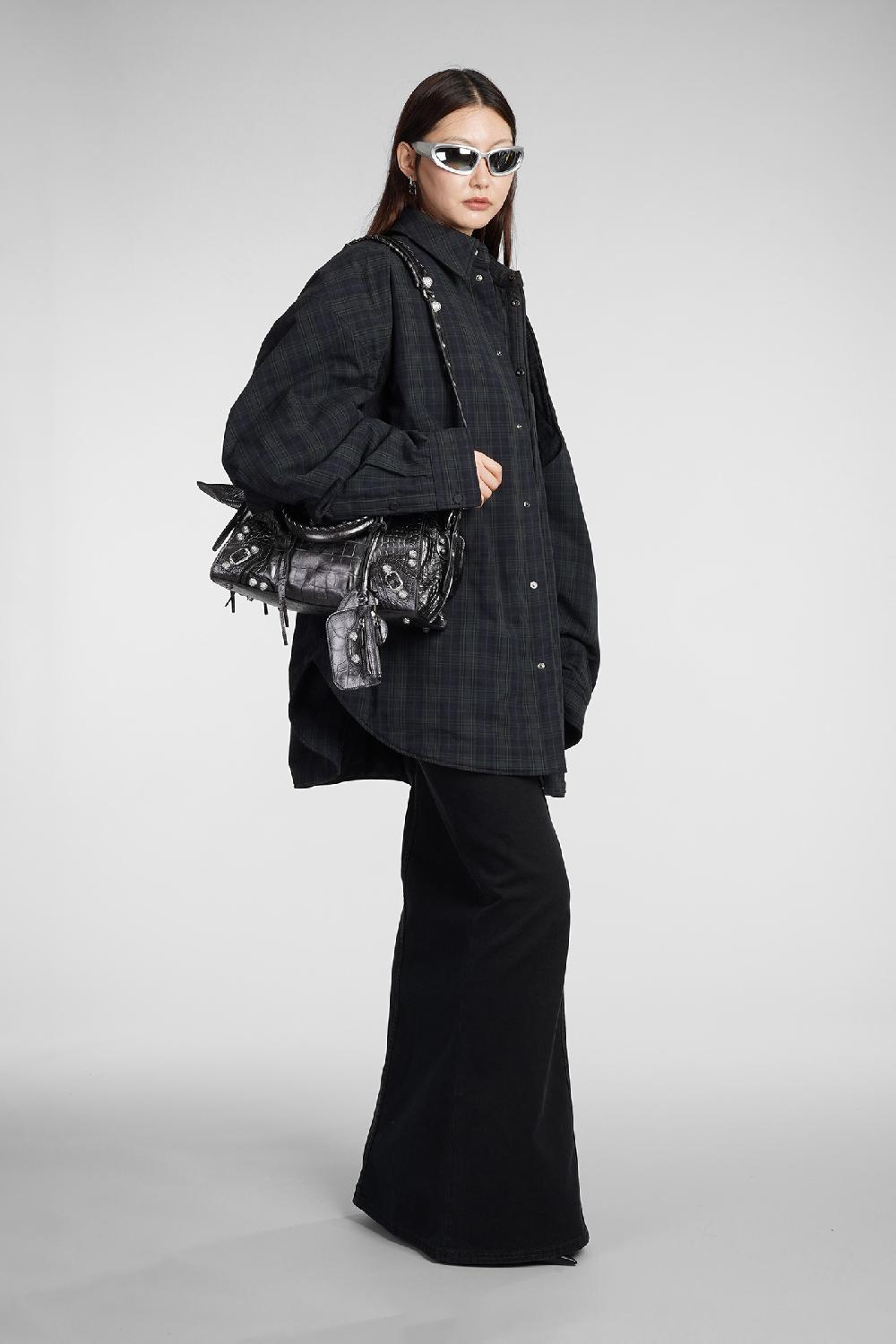 Deliberti Balenciaga Gonna in cotone nero cod. 383720 - Deliberti The Luxury Shopping Italy
