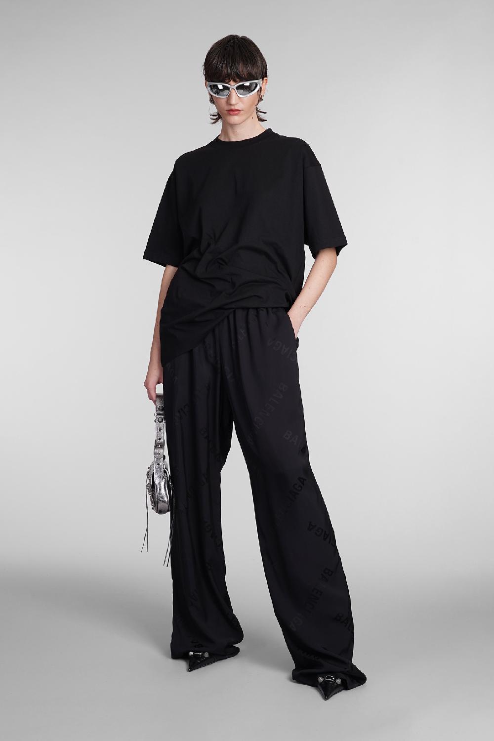 Deliberti Balenciaga T-shirt in cotone nero cod. 393398 - Deliberti The Luxury Shopping Italia
