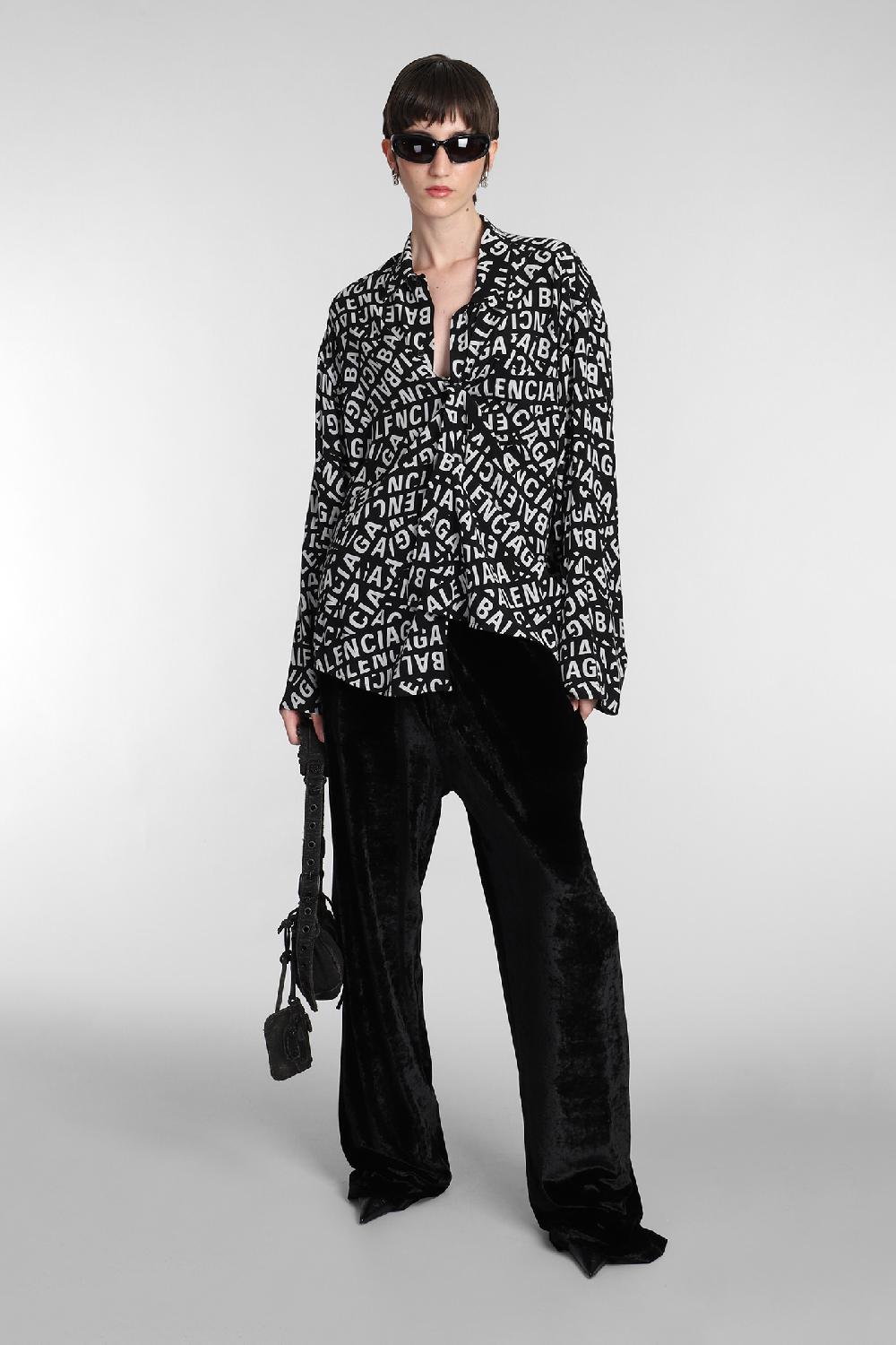 Deliberti Balenciaga Pantalone in viscosa nera cod. 381732 - Deliberti The Luxury Shopping Qualità