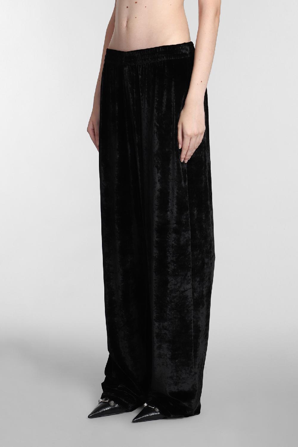 Deliberti Balenciaga Pantalone in viscosa nera cod. 381732 - Deliberti The Luxury Shopping Qualità