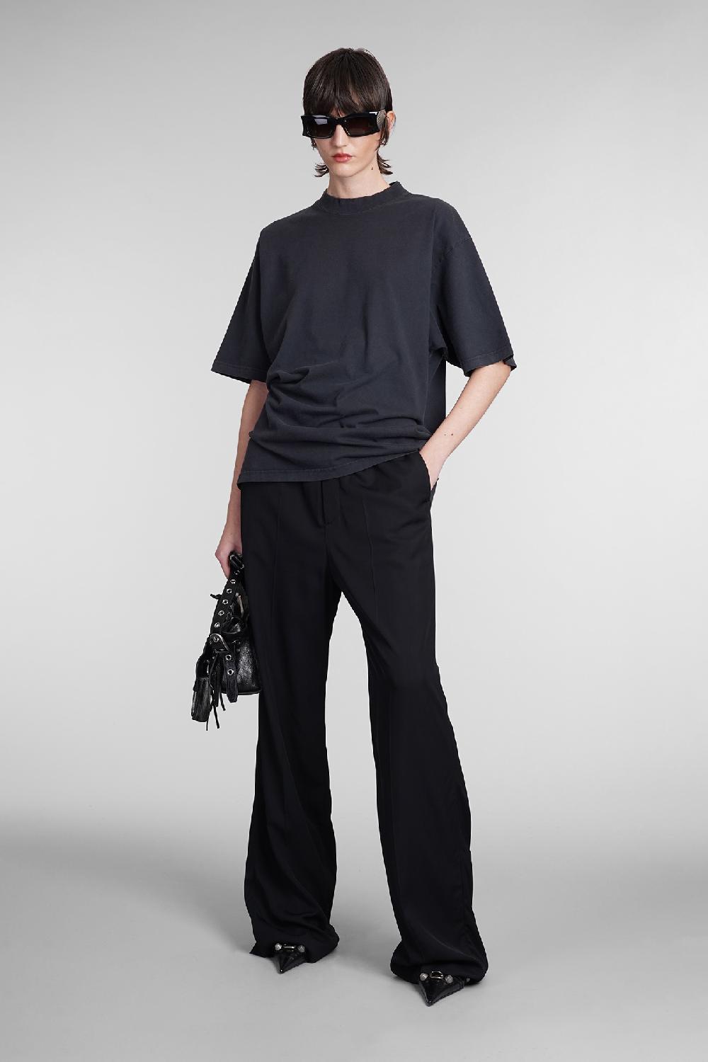 Deliberti Balenciaga T-shirt in cotone nero cod. 393402 - Deliberti The Luxury Shopping Vendita