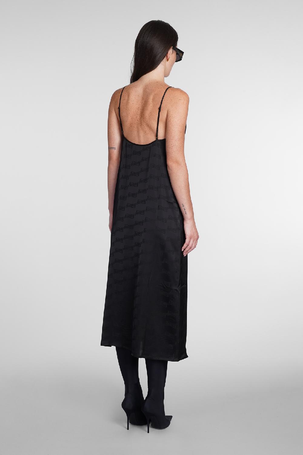 Deliberti Balenciaga Abito in viscosa nera cod. 386214 - Deliberti The Luxury Shopping Pezzi Unici