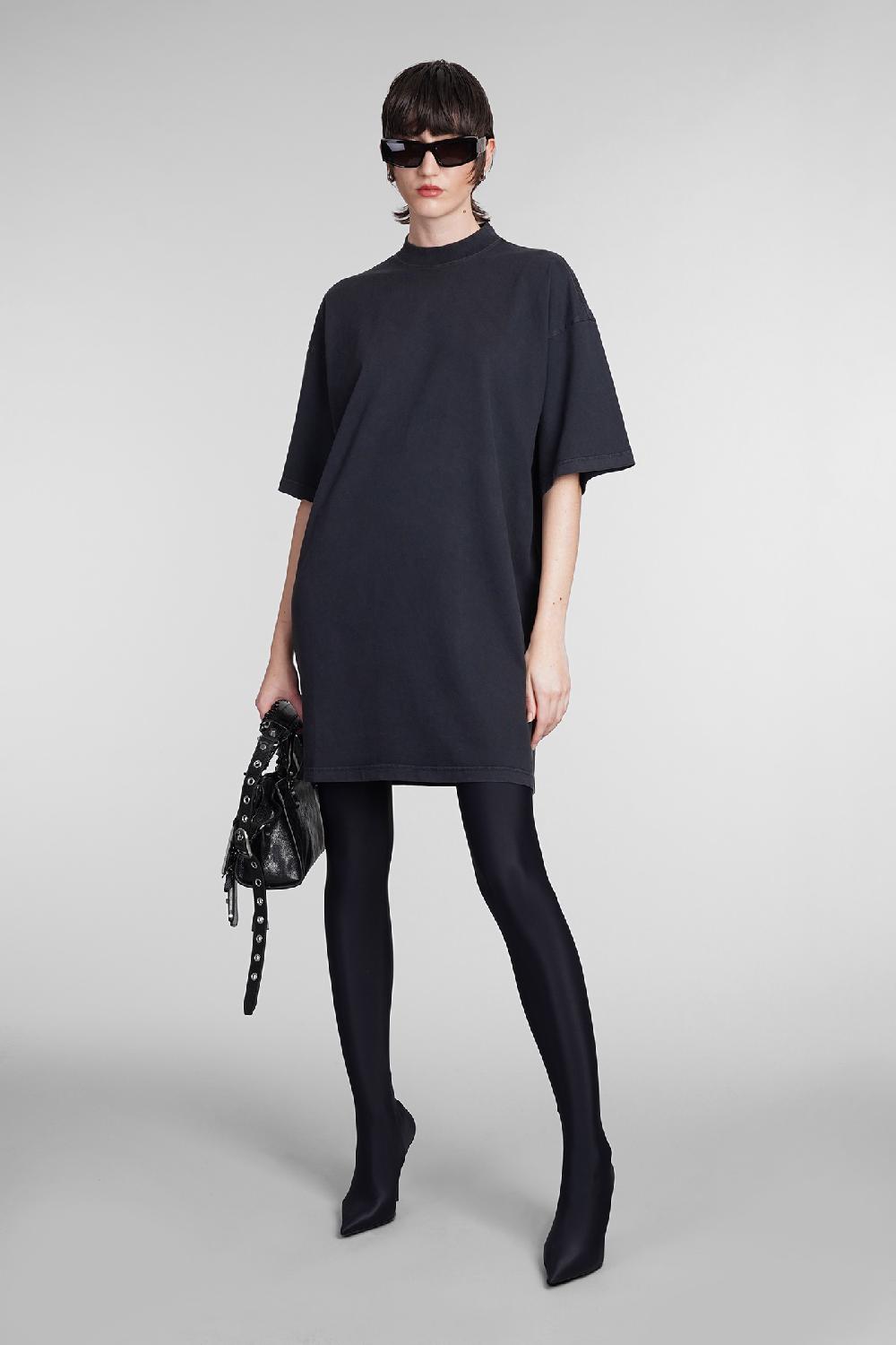 Deliberti Balenciaga Abito in cotone nero cod. 393400 - Deliberti The Luxury Shopping Soddisfazione Garantita