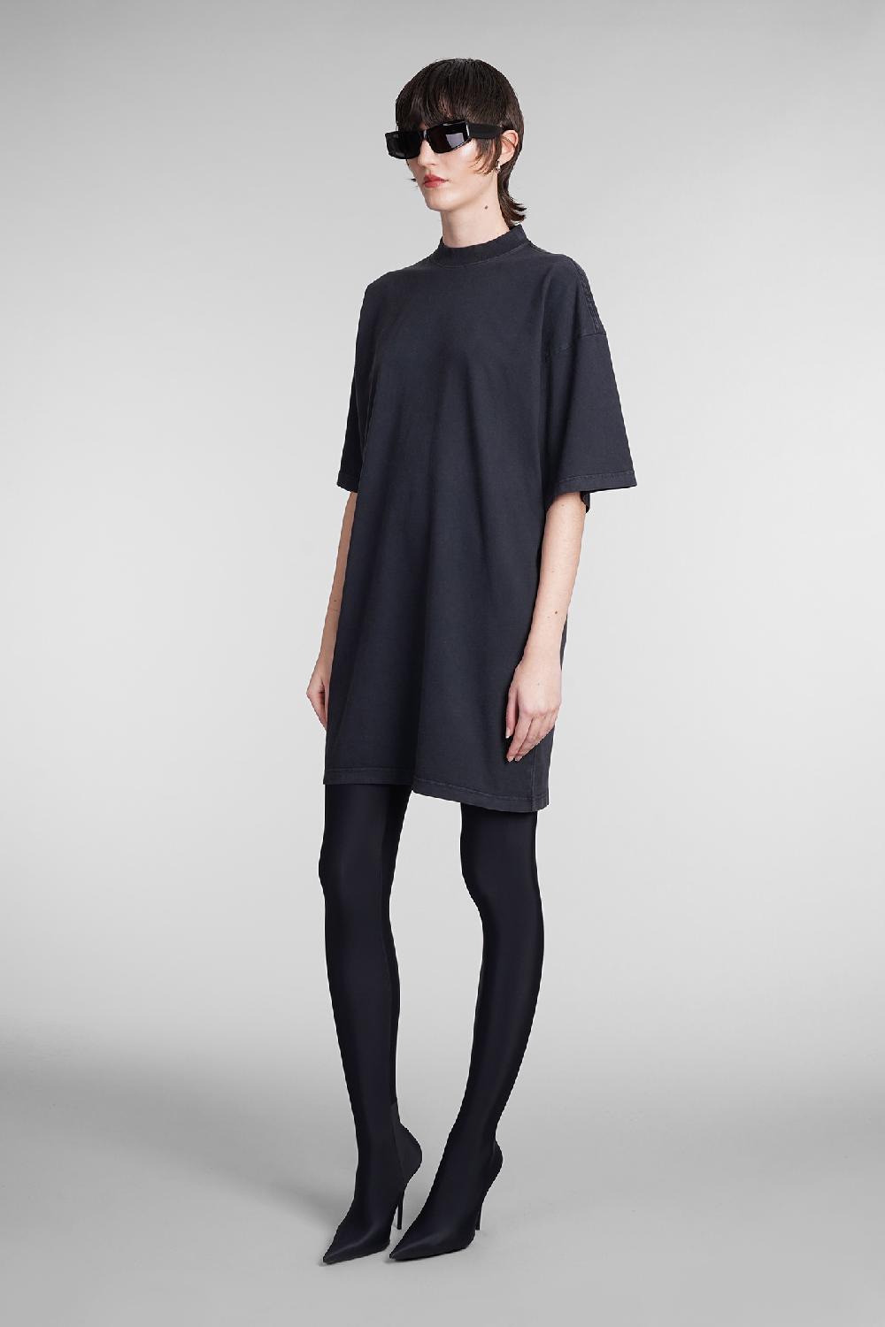 Deliberti Balenciaga Abito in cotone nero cod. 393400 - Deliberti The Luxury Shopping Soddisfazione Garantita
