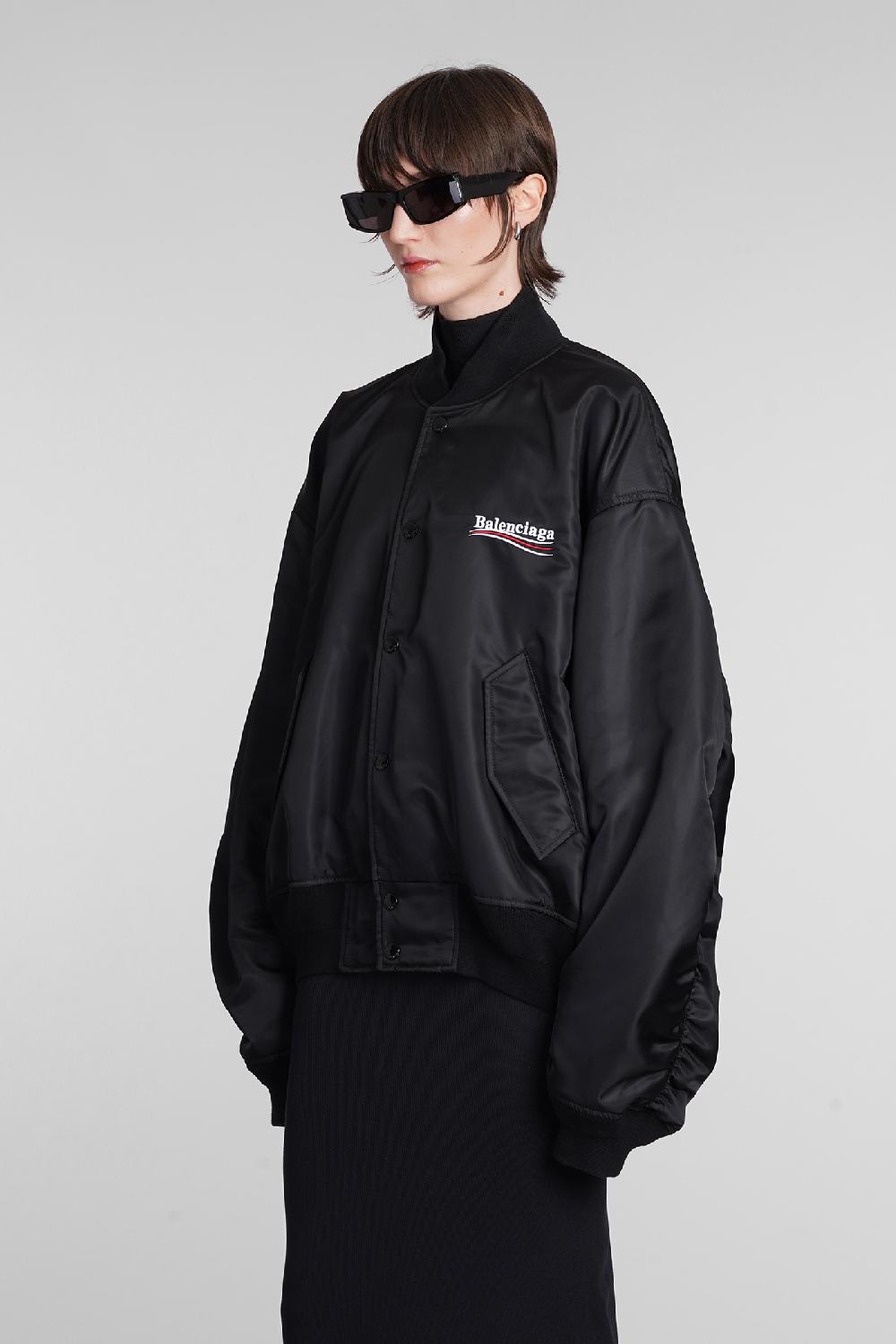 Deliberti Balenciaga Bomber in poliammide nera cod. 398345 - Deliberti The Luxury Shopping Qualità Garantita
