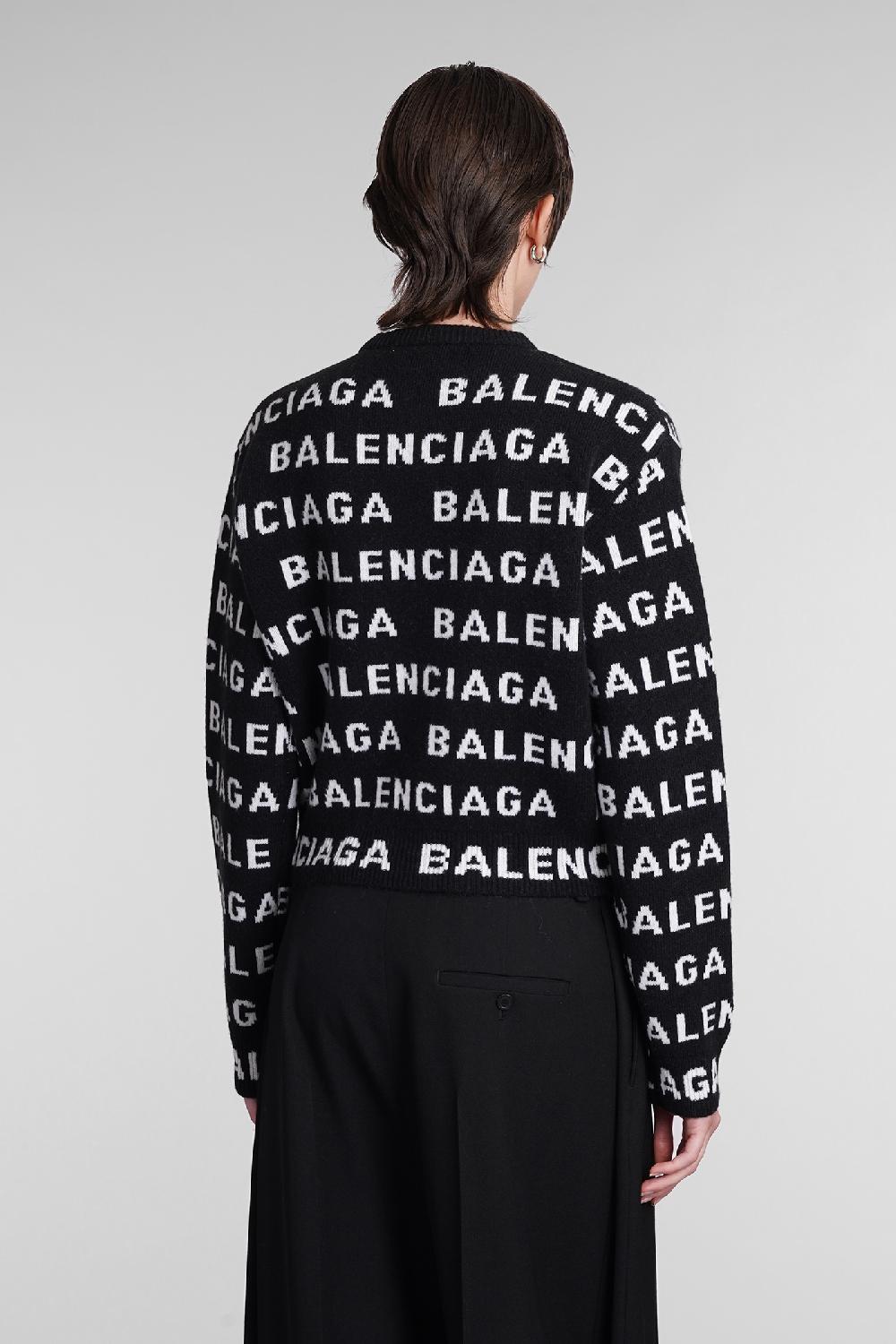 Deliberti Balenciaga Maglia in lana nera cod. 393401 - Deliberti The Luxury Shopping Promozione Limitata