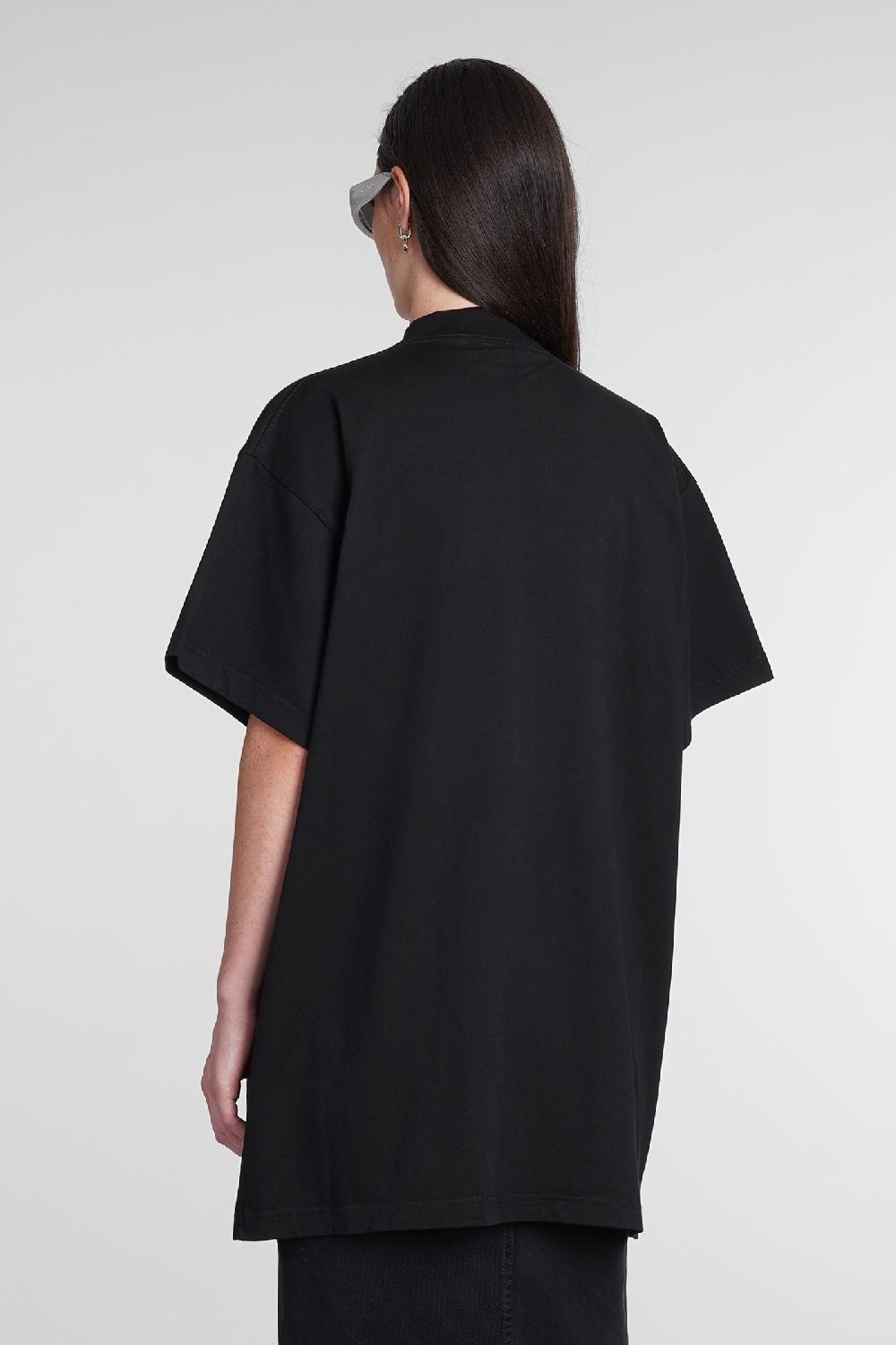 Deliberti Balenciaga T-shirt in cotone nero cod. 386203 - Deliberti The Luxury Shopping Affare Del Giorno
