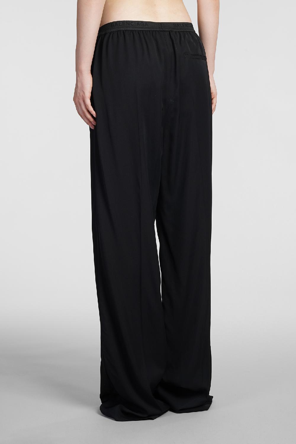 Deliberti Balenciaga Pantalone in viscosa nera cod. 383719 - Deliberti The Luxury Shopping Prezzo Ridotto