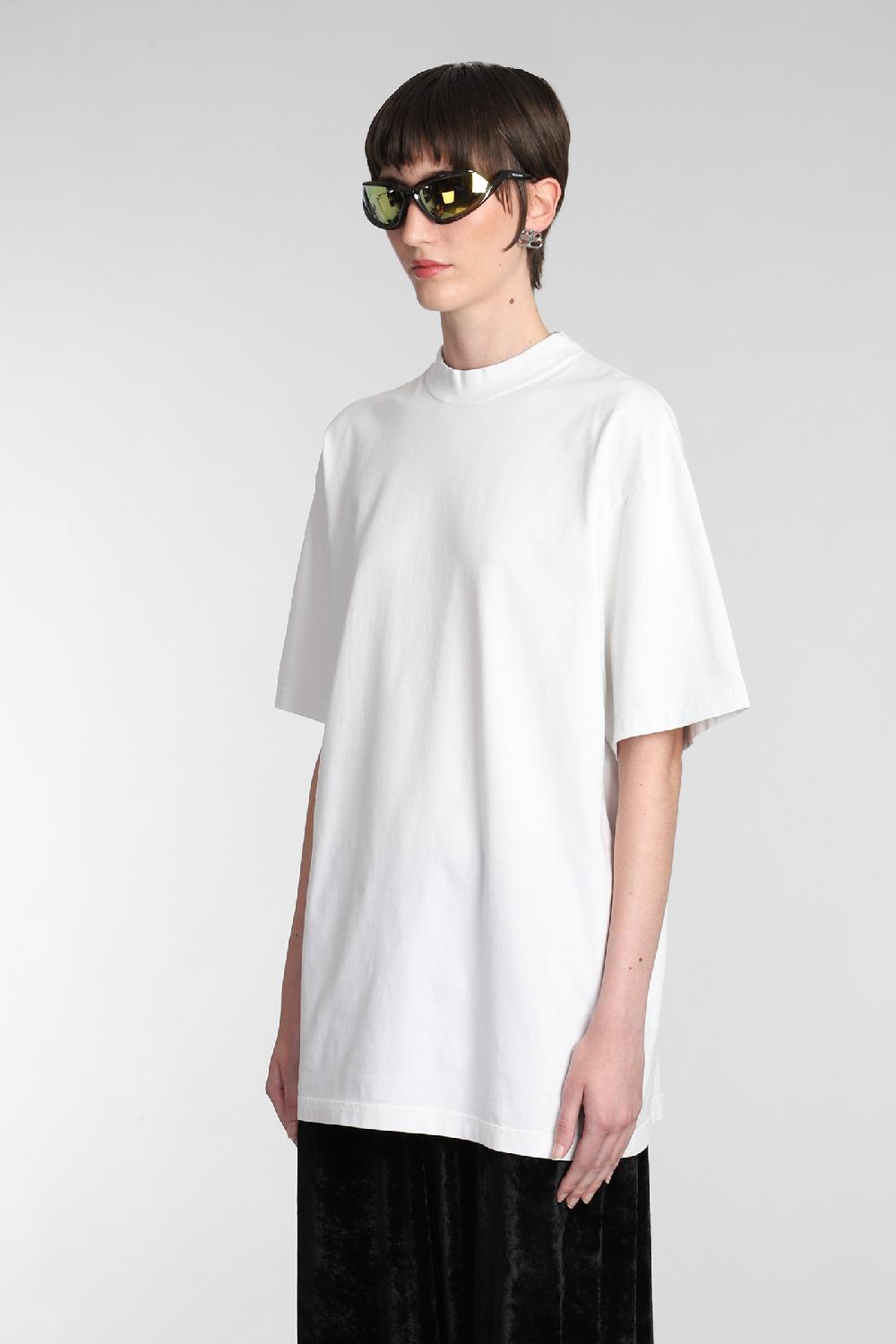 Deliberti Balenciaga T-shirt in cotone bianco cod. 381735 - Deliberti The Luxury Shopping Convenienza